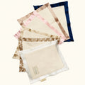 Organic Cotton Fleece Petite Lovey with Straight Silk Trim