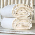 Adult Fleece Organic Blanket with Silk Piping - Robbie Adrian Luxury Organics