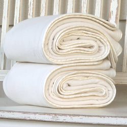 Adult Fleece Organic Blanket with Silk Piping - Robbie Adrian Luxury Organics